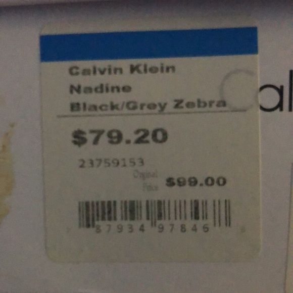 Zebra black/grey heels - Picture 4 of 4